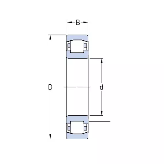 Підшипник 20208 TN9 SKF
