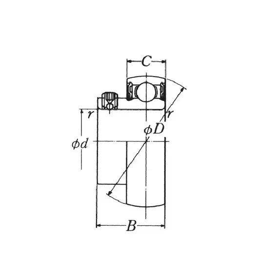 Подшипник AS 205-100 D1 NSK