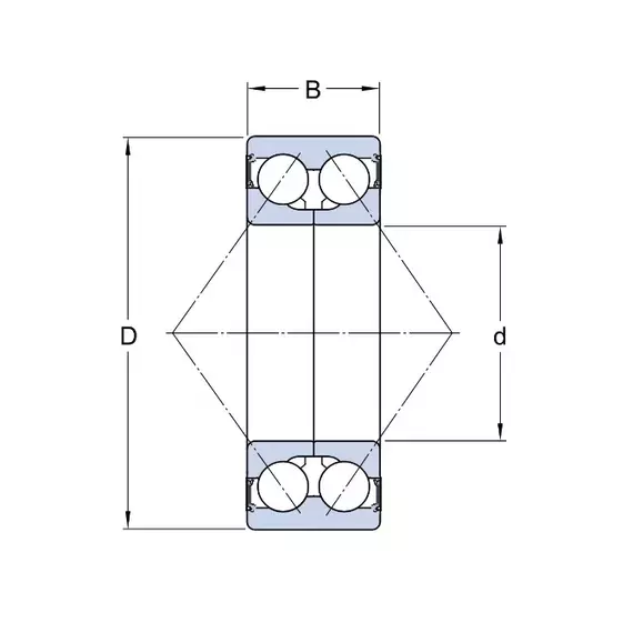 Підшипник 309946 АС SKF