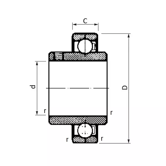 Підшипник 1135-35 NSK