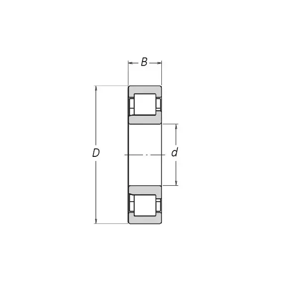 Подшипник NJ 214 EJS NSK