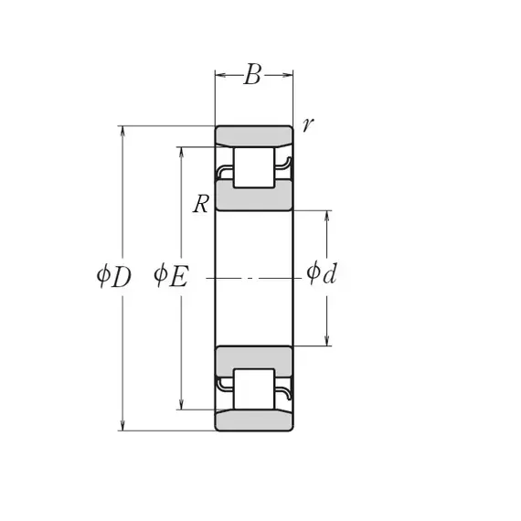Подшипник N 307 ET NSK