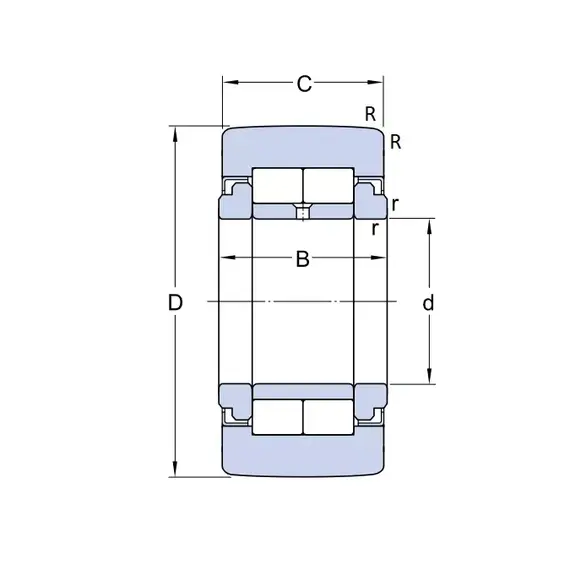 Підшипник NUTR 1747 A SKF