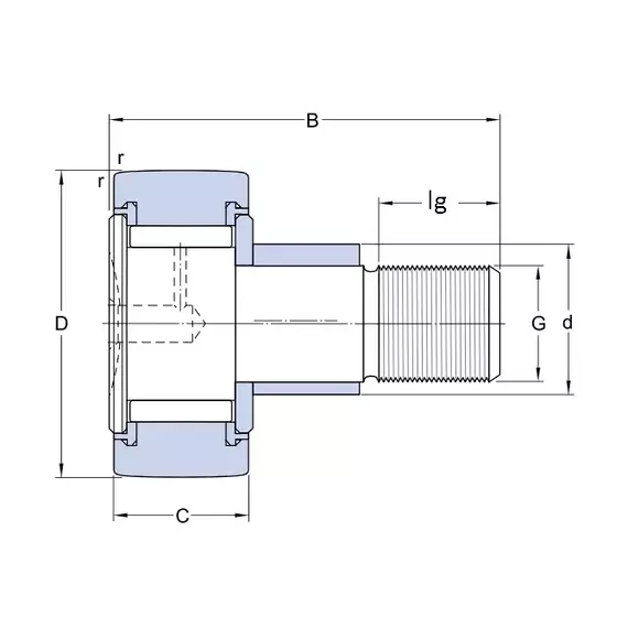 Подшипник KRVE 62 PPA SKF