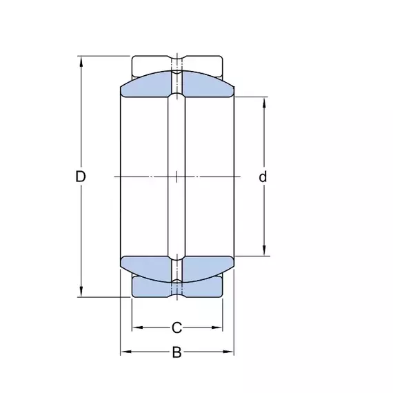 Підшипник 50 (GE 50 ES) NTE