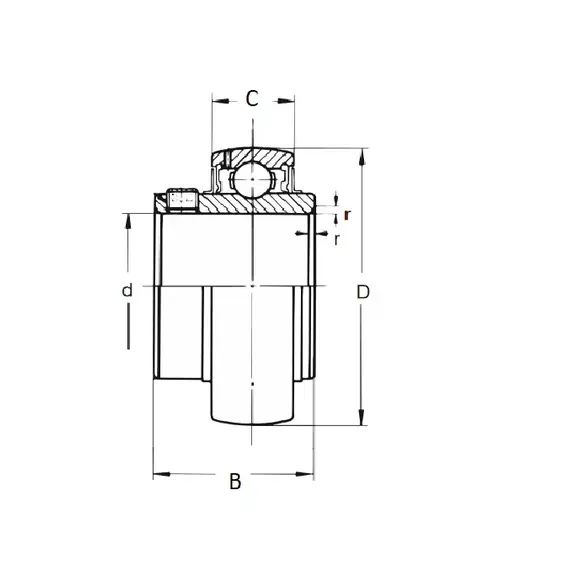 Подшипник UC 207 NACHI