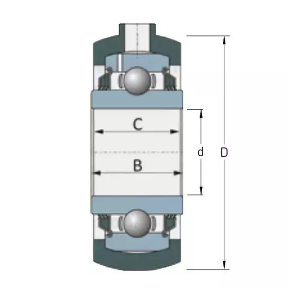 Підшипник GW 211 PPB21-BR211 Timken