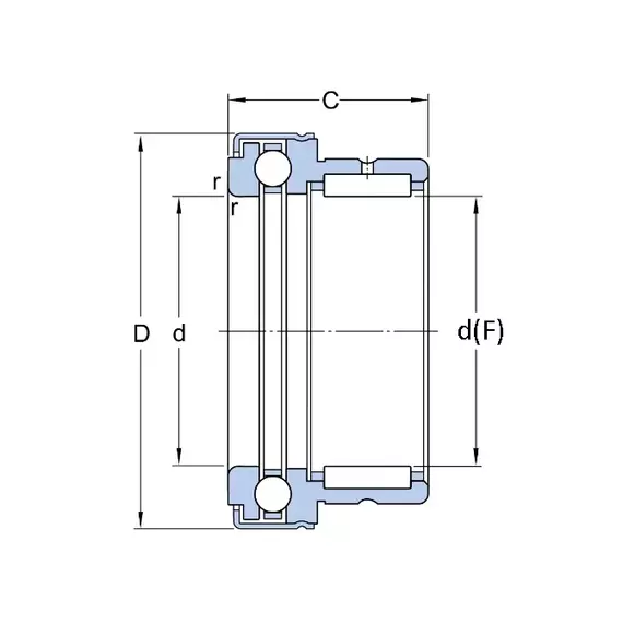 Підшипник NKX 40 Z SKF