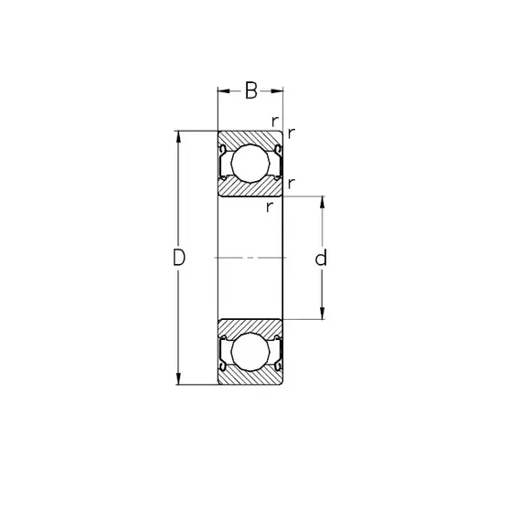 Подшипник 626 2Z NKE