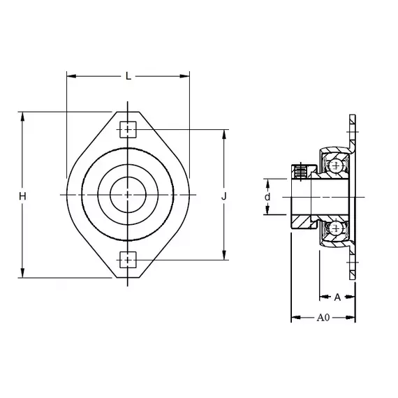 Корпус с подшипником VFMST 1 Timken