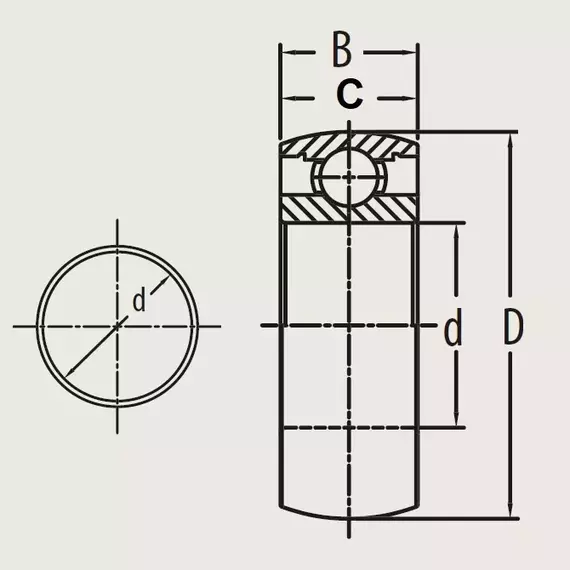 Підшипник W 210 PPB2 PEER