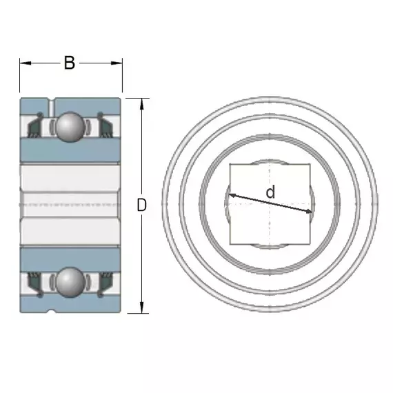 Подшипник GW 211 PP4 Timken