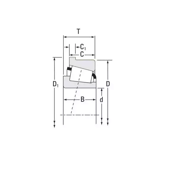 Подшипник 93825/93125B Timken