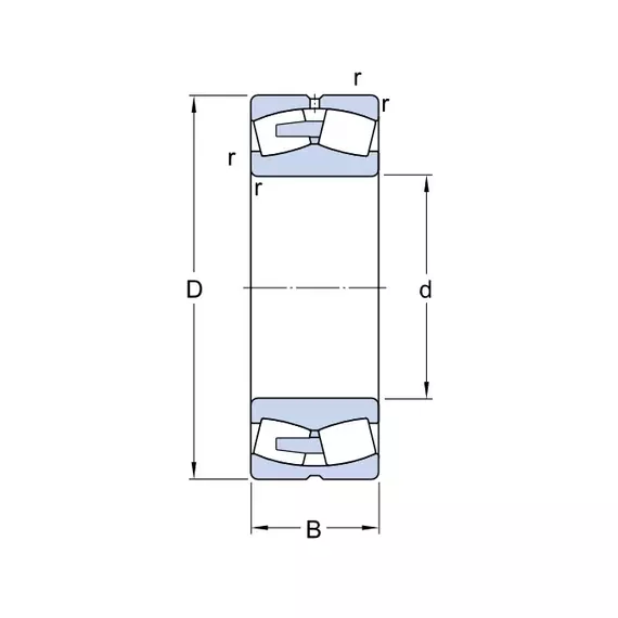 Підшипник 22380 СА/W33 SKF
