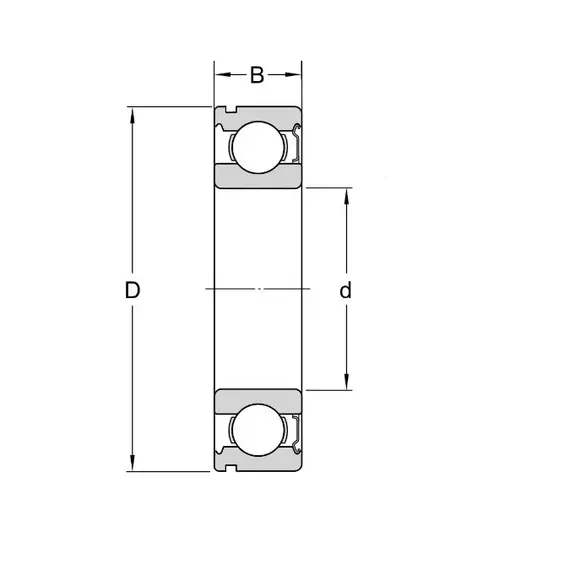 Підшипник 70-60213 (6213ZN C3) KINEX