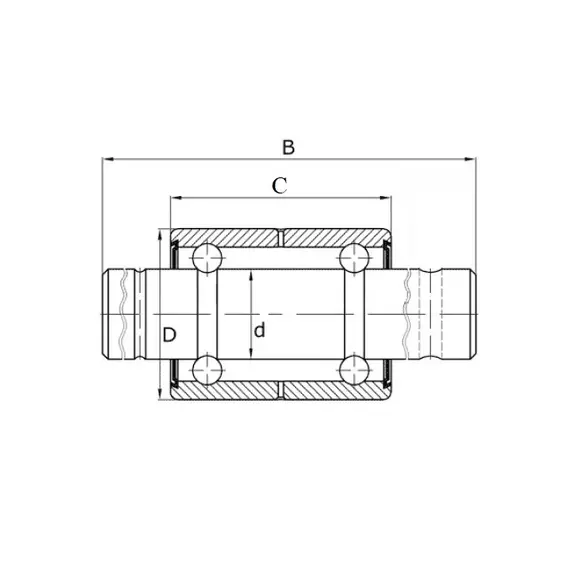 Подшипник 330902 С17 СПЗ-4