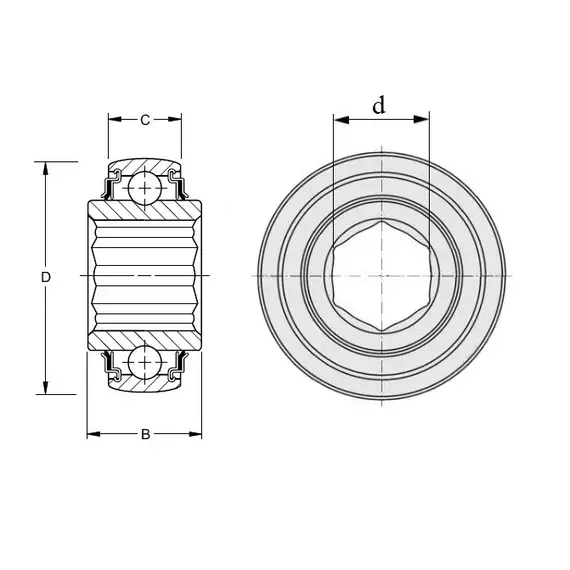 Підшипник 210 RRB6 Timken