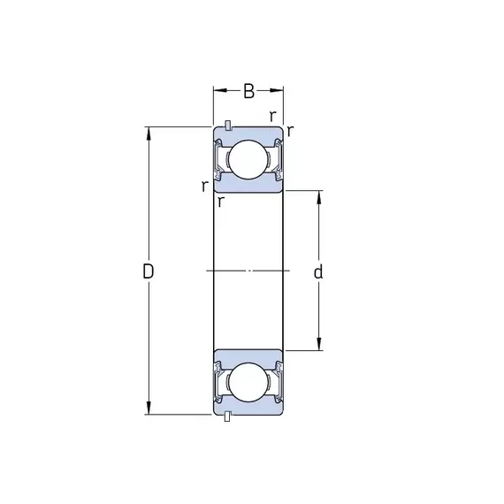 Подшипник 6003 2RSHNR SKF