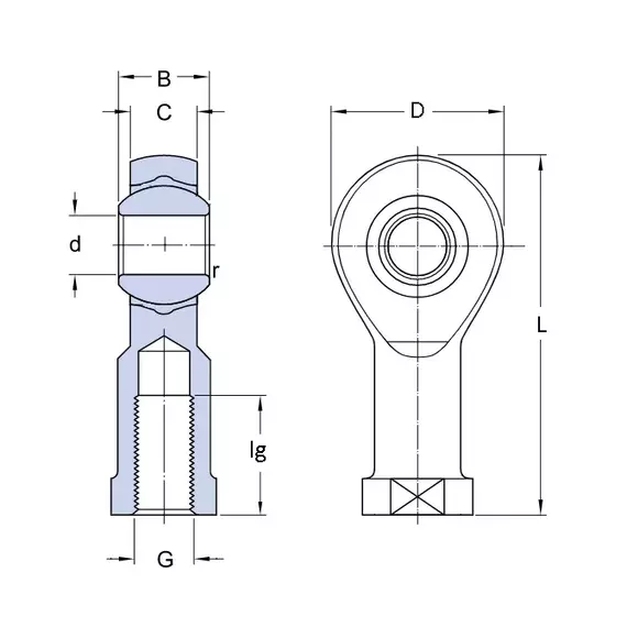 Підшипник SILKB 10 F SKF