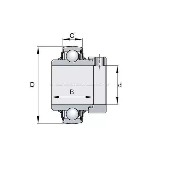 Підшипник GE 40 KRRB INA