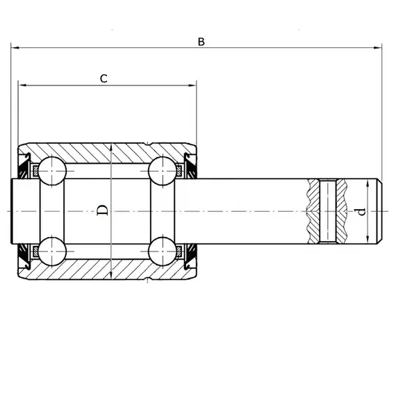 Підшипник IB07330 S RSP (AA35741) JTEKT (Koyo)