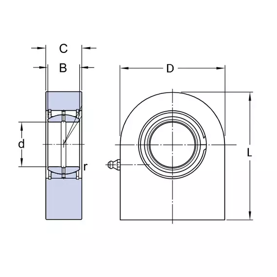 Підшипник SCF 30 ES SKF