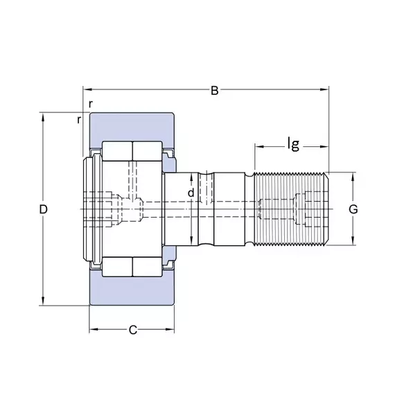 Підшипник NUKR 47 A SKF