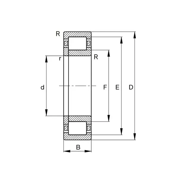 Подшипник NUP 2205 E TVP2 FAG