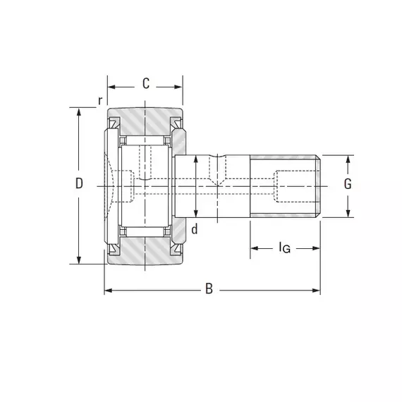 Підшипник KR 16C 2RS Timken