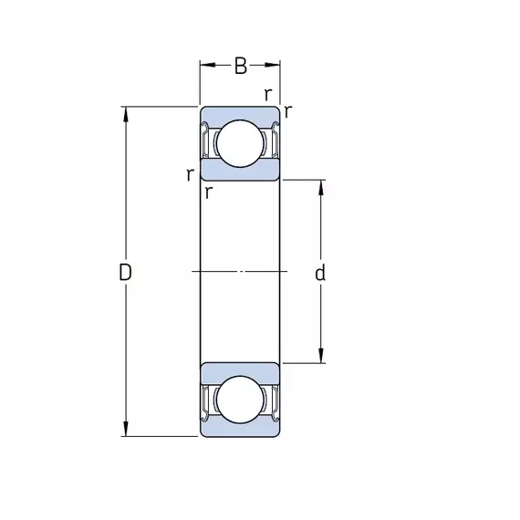 Підшипник 6305 2Z/C3WT SKF