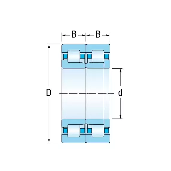 Підшипник PLC 410-33-2(WJ130X240) KINEX