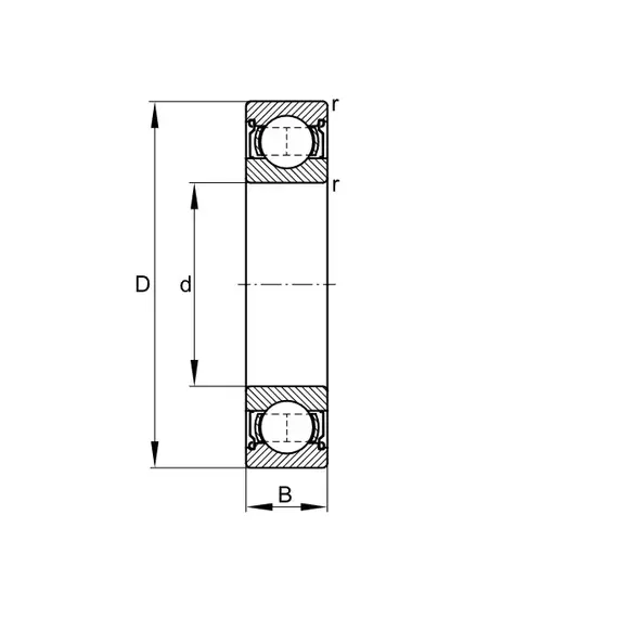 Подшипник 6302-2Z FAG