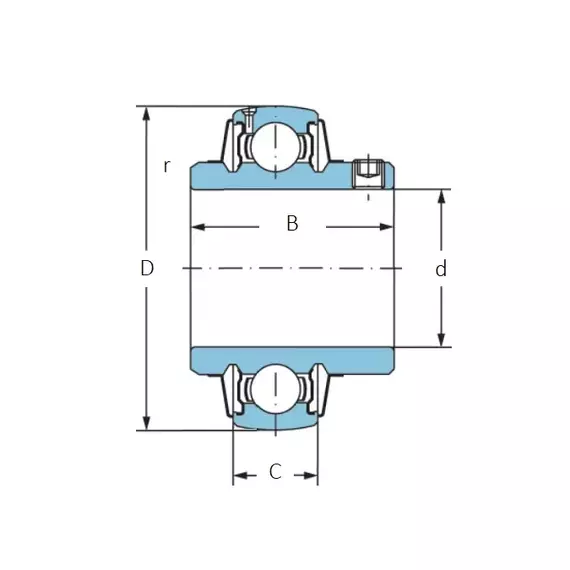 Подшипник UC 205 ZKL