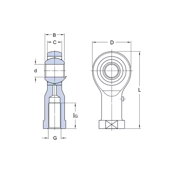 Підшипник SIKAC 16 M SKF