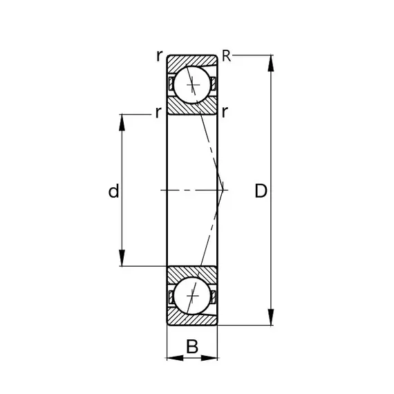 Подшипник B 7014 C.T.P4S.UL FAG