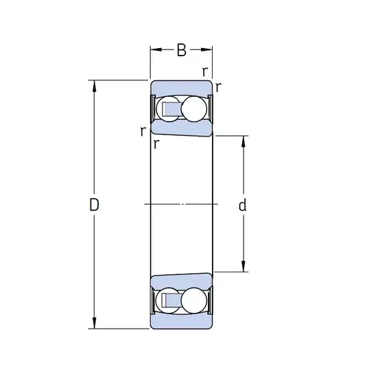 Підшипник 2206 E-2RS1KTN9 SKF