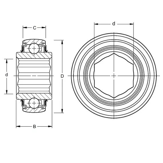 Подшипник 209 KRRB2 Timken