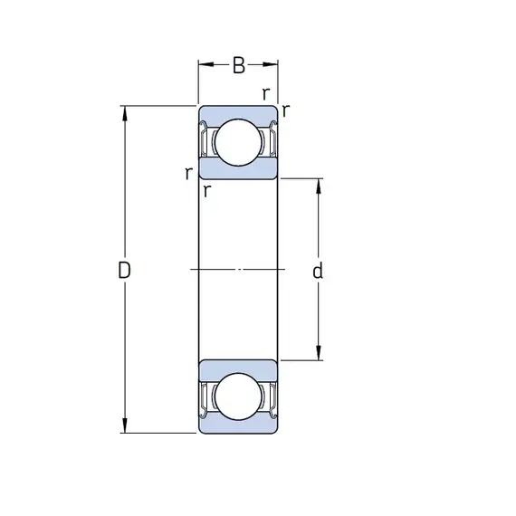 Підшипник 608 2Z/C3 SKF