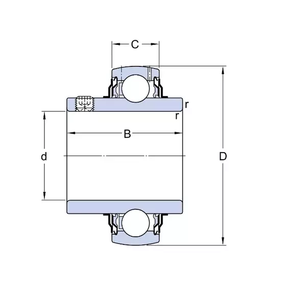 Подшипник YAR 210 115 2F SKF