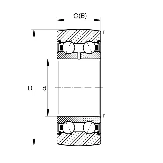 Подшипник LR 5000 2RS INA