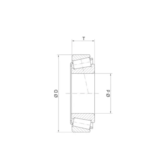 Підшипник JW 7049/JW7010(T7FC070) FERSA