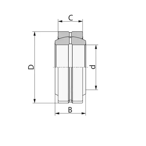 Підшипник ШСП-25 (GE 25 ES) CT