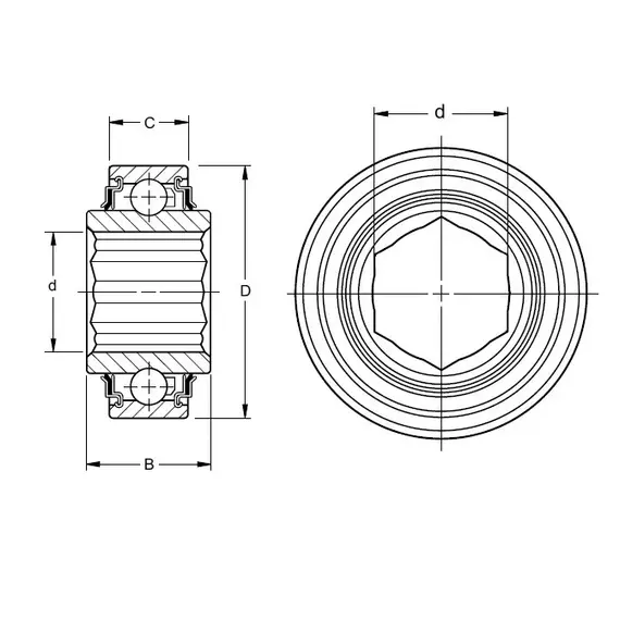 Подшипник 205 KRR2 C1 Timken