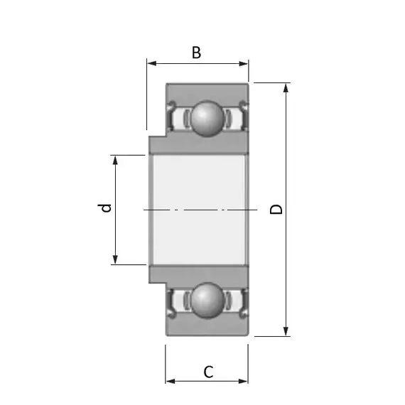Підшипник H204RR11 Timken