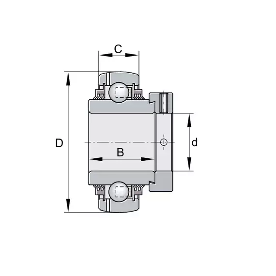 Підшипник GE 80 KTTB INA