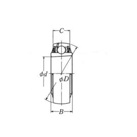 Підшипник UK 207 D1 NSK