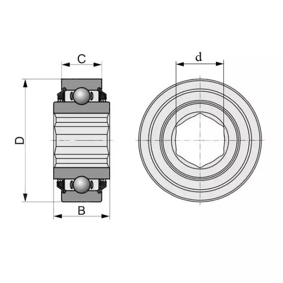 Подшипник W 208 PP21 Timken