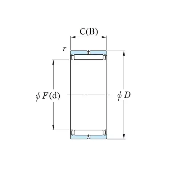 Підшипник RNA 4900 A 2RS JTEKT (Koyo)