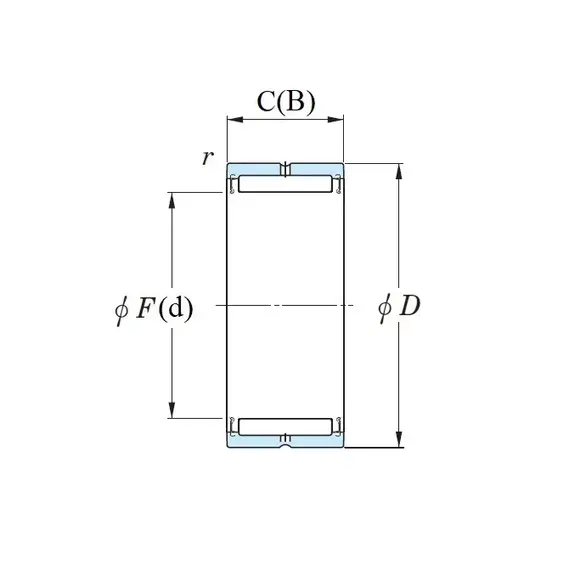 Підшипник RNA 4900 A 2RS JTEKT (Koyo)