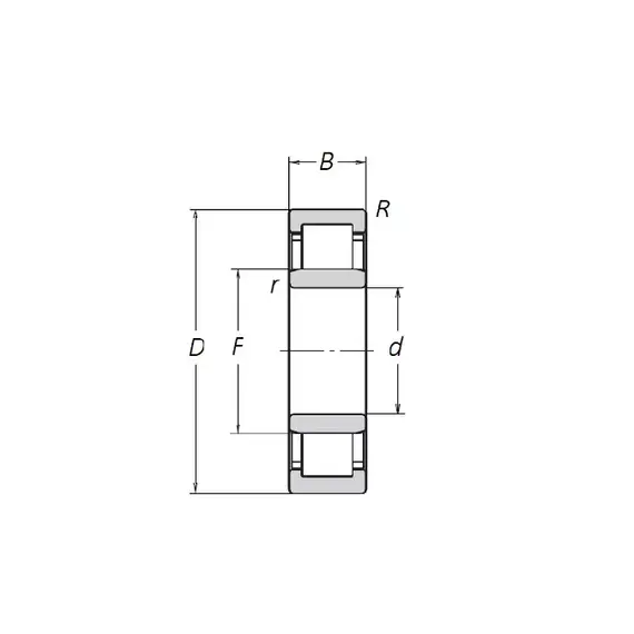 Підшипник NU 211 EJS NSK